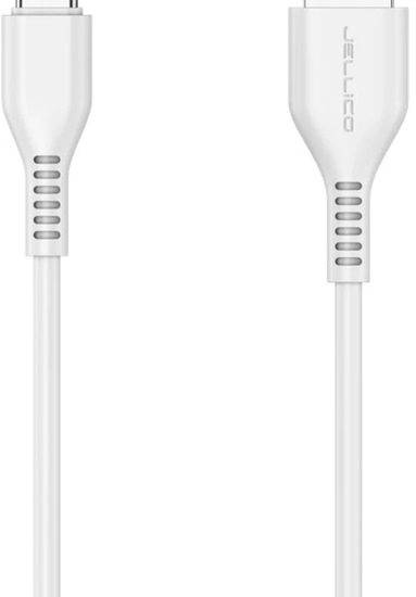 Изображение Kabel USB Jellico USB-C - USB-C 2 m Biay (6973771106896)