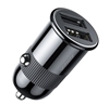 Picture of Joyroom 3,1 A dual port smart car charger (C-A06) Black