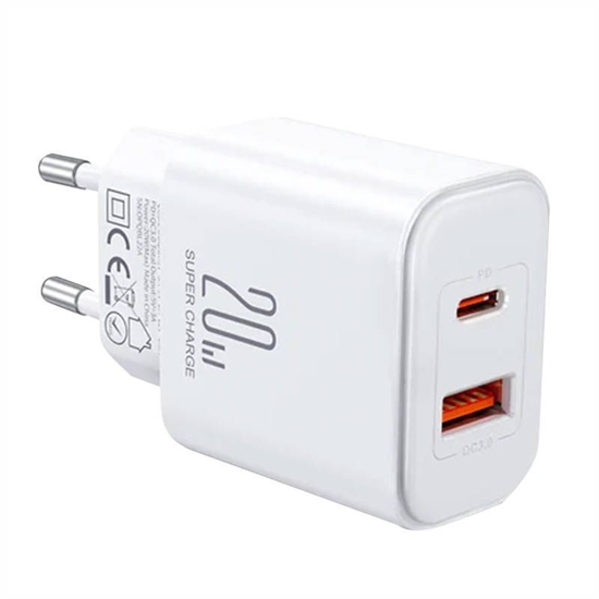 Picture of Joyroom Charger Flash Joyroom JR-TCF05, (EU) 20W A+C (white)
