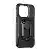 Picture of Joyroom Joyroom Dual Hinge case for iPhone 14 Plus armored case with a stand and a ring holder black