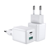 Picture of Joyroom Joyroom wall charger (EU plug) USB / USB Type C 30W Power Delivery QuickCharge 3.0 AFC FCP white (L-QP303)