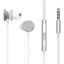 Attēls no Joyroom Wired Earphones JR-EW03, Half in Ear (Silver)