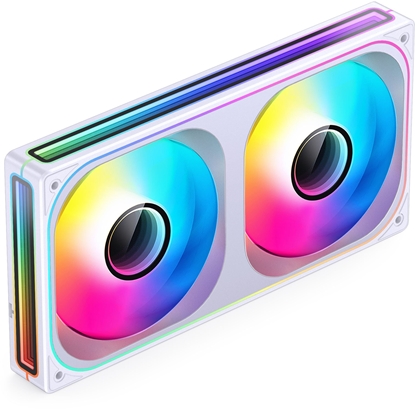 Изображение Jonsbo ZB-240 Lüfter, Reverse Blade, PWM, ARGB - 240mm, weiß