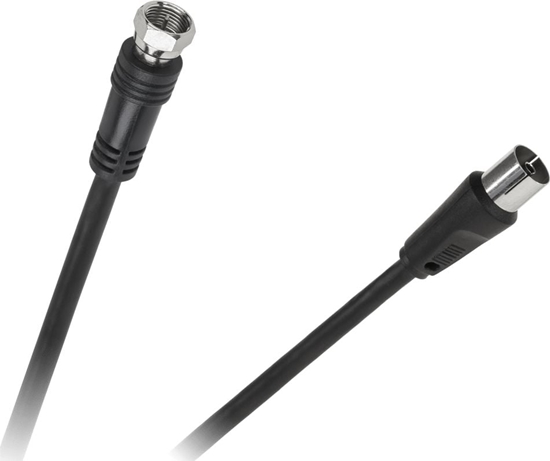 Picture of Kabel Antenowy - Antenowy (F) 1.8m czarny (KPO2738-1,8)