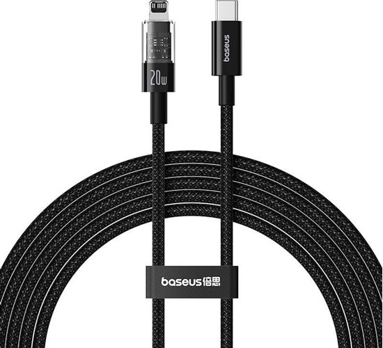 Picture of Kabel USB Baseus USB-C - Lightning 2 m Czarny (P10373001111-01)