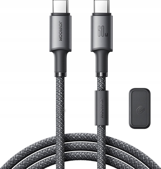 Изображение Kabel USB Joyroom USB-C - USB-C 1.2 m Szary (JYR1122)