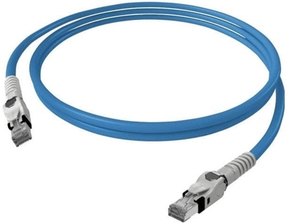 Picture of Kabel krosowy EasyLan VarioBoot Cat.6A, S/FTP, niebieski, 1 m