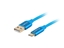Изображение Lanberg | USB Type-C to USB Type-A 2.0 Cable Blue Premium QC 3.0, 1 m | CA-USBO-22CU-0010-BL | USB Type-C to USB Type-A