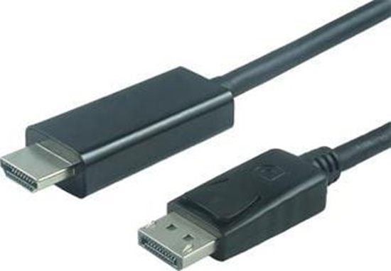 Picture of Kabel PremiumCord DisplayPort - HDMI 1m czarny (kportadk04-01)