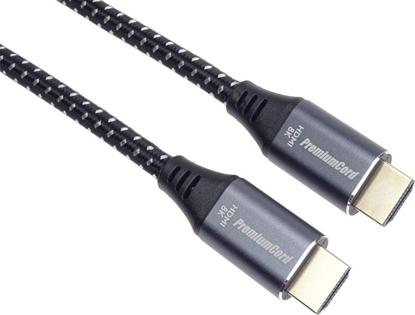 Picture of Kabel PremiumCord HDMI - HDMI 1m szary (kphdm21s1)