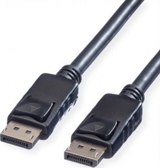 Picture of Roline DisplayPort v1.2 Cable, TPE, DP-DP, M/M, black, 3 m