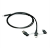 Изображение Roline USB 2.0 Cable, C-C, with A+C Data Lane Blockers, 1 m
