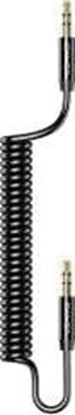 Attēls no Kabel Usams Jack 3.5mm - Jack 3.5mm 1.2m czarny (63655-uniw)