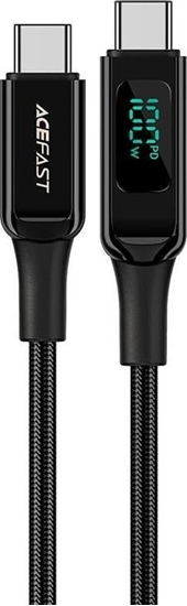 Picture of Kabel USB Acefast USB-C - USB-C 2 m Czarny (6974316281054)
