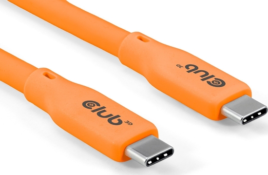 Picture of Kabel USB Club 3D USB-C - USB-C 2 m Pomaraczowy (CAC-3000)
