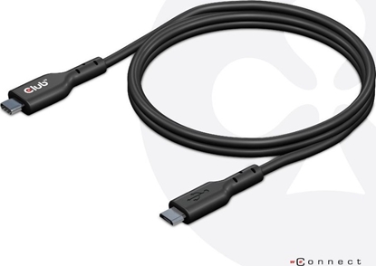 Attēls no Kabel USB Club 3D USB-C - microUSB 1 m Czarny (CAC-1526)