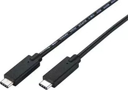 Изображение Kabel USB C-Tech USB-C - USB-C 1 m Czarny (CB-USB32-10B)