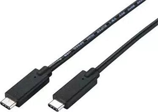 Изображение Kabel USB C-Tech USB-C - USB-C 1 m Czarny (CB-USB32-10B)