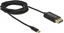 Изображение Delock USB cable Type-C to DisplayPort (DP Alt Mode) 4K 60 Hz 2 m coaxial