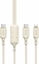 Picture of Kabel USB Dudao USB-C - USB-C + Lightning 1.2 m Beowy (DDA335)