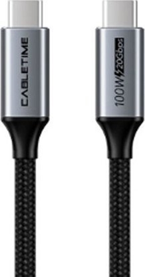 Picture of Kabel USB Extra Digital USB-C - USB-C 1 m Czarny (CA913312)