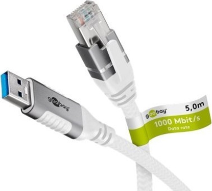 Picture of Kabel USB Goobay USB-A - RJ-45 5 m Biay (RB74161)
