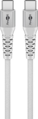 Picture of Kabel USB Goobay USB-C - USB-C 0.5 m Biay (70192)