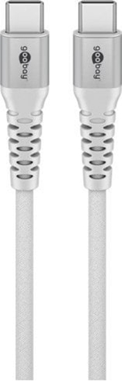 Изображение Kabel USB Goobay USB-C - USB-C 0.5 m Biay (70192)
