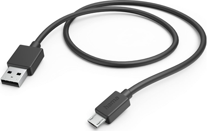 Attēls no Kabel USB Hama USB-A - microUSB 1 m Czarny (002015840000)