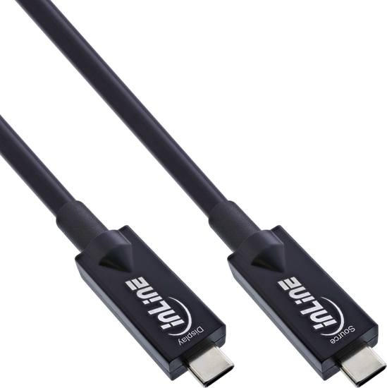 Picture of Kabel USB InLine USB-C - USB-C 7.5 m Czarny (35797A)