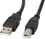 Attēls no Kabel USB Lanberg USB-A - USB-B 1 m Czarny (CA-USBA-11CC-0010-BK)