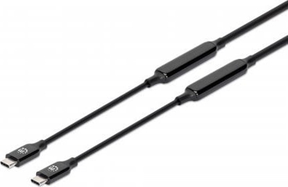 Picture of Kabel USB Manhattan USB-C - USB-C 5 m Czarny (355971)