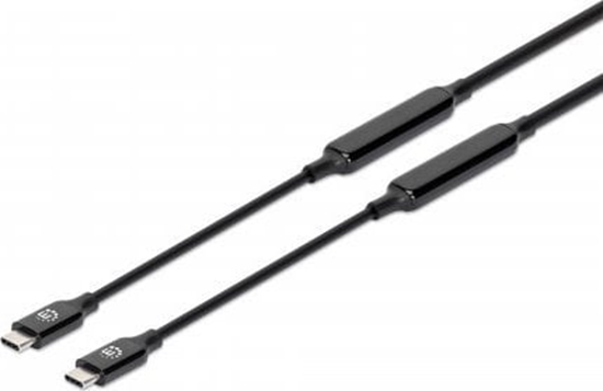 Picture of Kabel USB Manhattan USB-C - USB-C 5 m Czarny (355971)