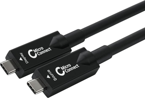Picture of Kabel USB MicroConnect USB-C - USB-C 10 m Czarny (USB3.2CC10OP)