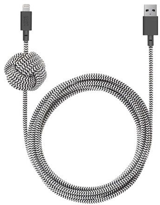 Picture of Kabel USB Native Union USB-A - Lightning 3 m Czarny Biay (NCABLE-KV-L-ZEB)