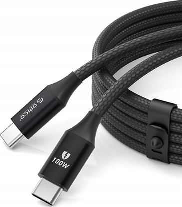 Изображение Orico Orico CDX 100W 5A Power Delivery USB-C - USB-C cable 1m - black