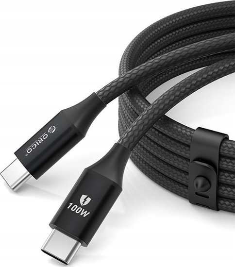 Picture of Orico Orico CDX 100W 5A Power Delivery USB-C - USB-C cable 1m - black
