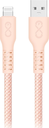 Изображение Kabel USB Orno USB-A - Lightning 2 m Róowy (CABEXCIMMOUALI2.0MIX)