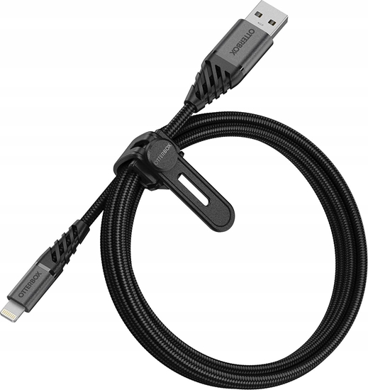 Picture of Kabel USB OtterBox USB-A - Lightning 1 m Czarny (78-52643)