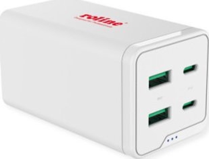 Picture of Roline USB Charger, 4 Ports (2x USB-C, 2x USB-A QC 3.0), max. 120W