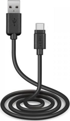 Attēls no Kabel USB SBS Mobile USB-A - USB-C 3 m Czarny (1027853)