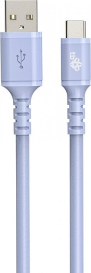 Picture of Kabel USB TB Print USB-A - USB-C 1 m Fioletowy (AKTBXKUCMISI10F)