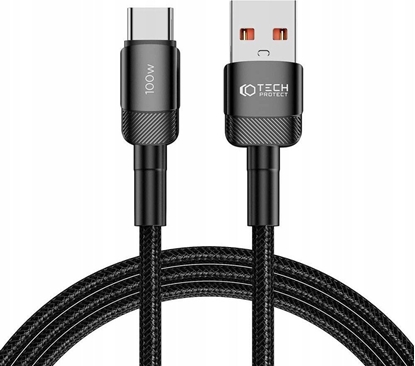 Attēls no Kabel USB Tech-Protect USB-C - USB-C 2 m Czarny (5906203690725)