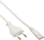 Attēls no Kabel zasilajcy InLine InLine® Power cable, Euro plug to Euro8 plug, white, 5.0m