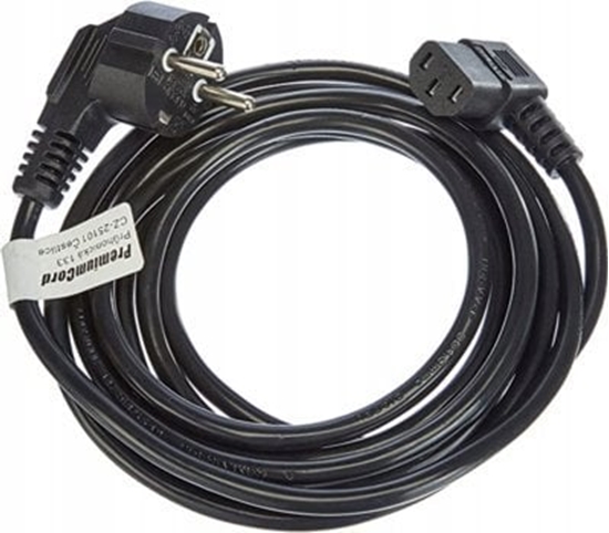 Picture of Kabel zasilajcy PremiumCord PREMIUMCORD Kabel napájecí 230V 3m úhlový 90st