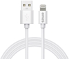 Picture of Kabelis SAVIO USB-A – Lightning 1 m, White, 2.4A