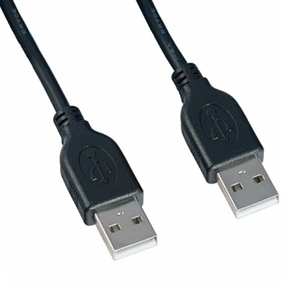 Attēls no Kabelis USB 2.0 AM/AM 1,50 m ar filtru Melns