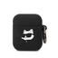 Attēls no Karl Lagerfeld - Karl Lagerfeld 3D Logo NFT Choupette Head Silicone Case for AirPods 1/2 Black