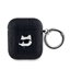 Picture of Karl Lagerfeld - Karl Lagerfeld PU Embossed Choupette Head Case for AirPods 1/2 Black