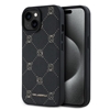 Picture of Karl Lagerfeld - Karl Lagerfeld PU Karl Heads Pattern MagSafe Case for iPhone 15 Black